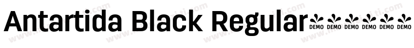 Antartida Black Regular字体转换